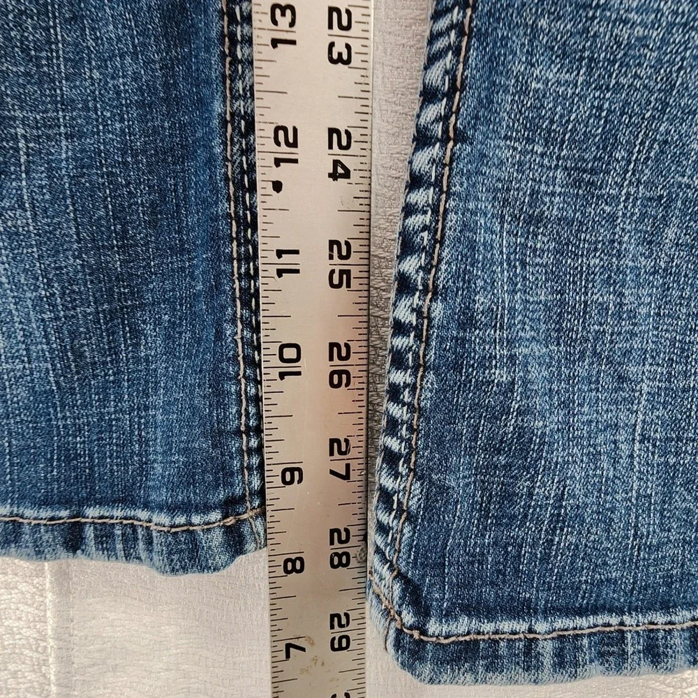 BKE 42S Blue Derek Bootleg Jeans Mens Denim Western Workwear Cowboy Casual